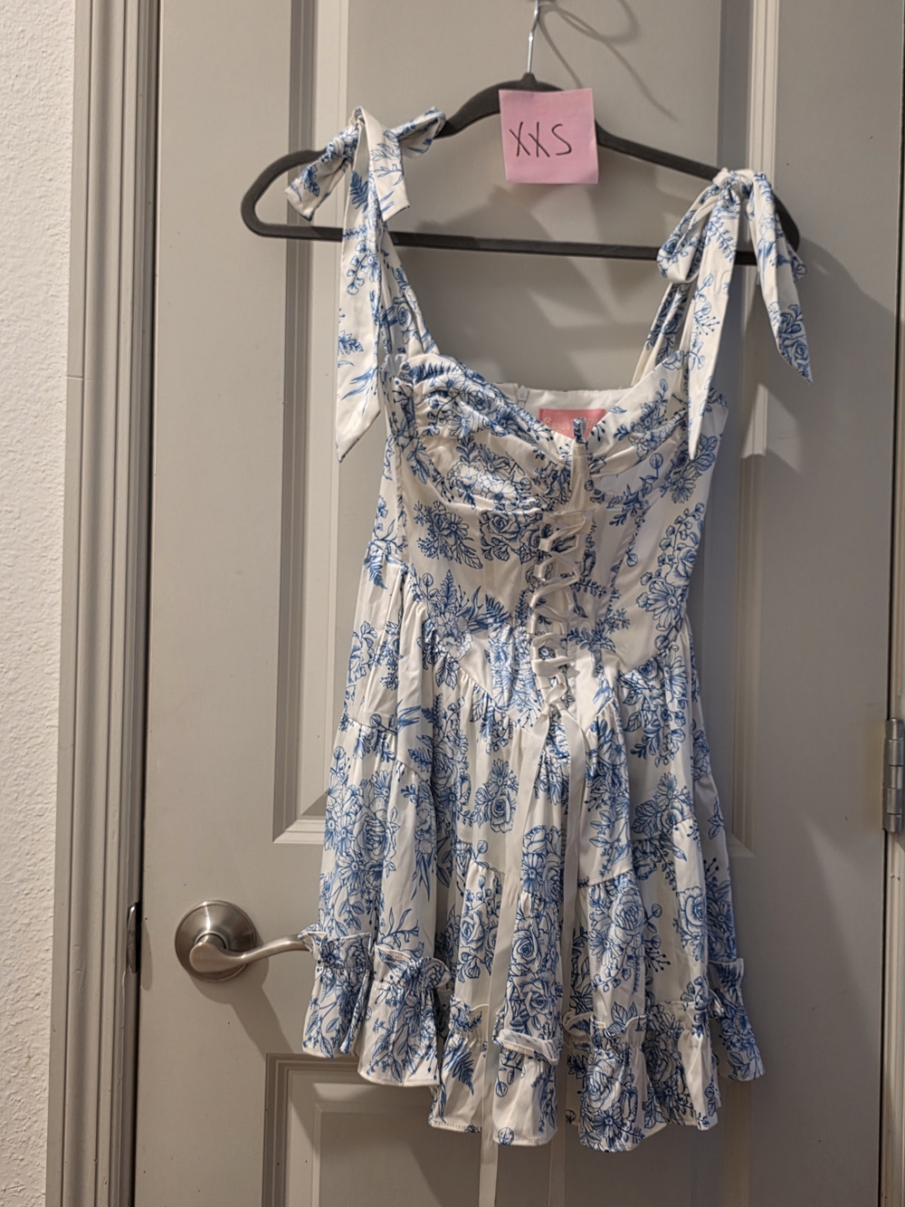 Holding Court Mini Dress - Blue